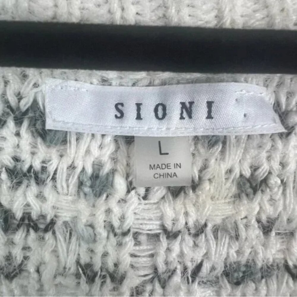 Sioni Knit Button Front Cardigan Size L - Picture 7 of 9